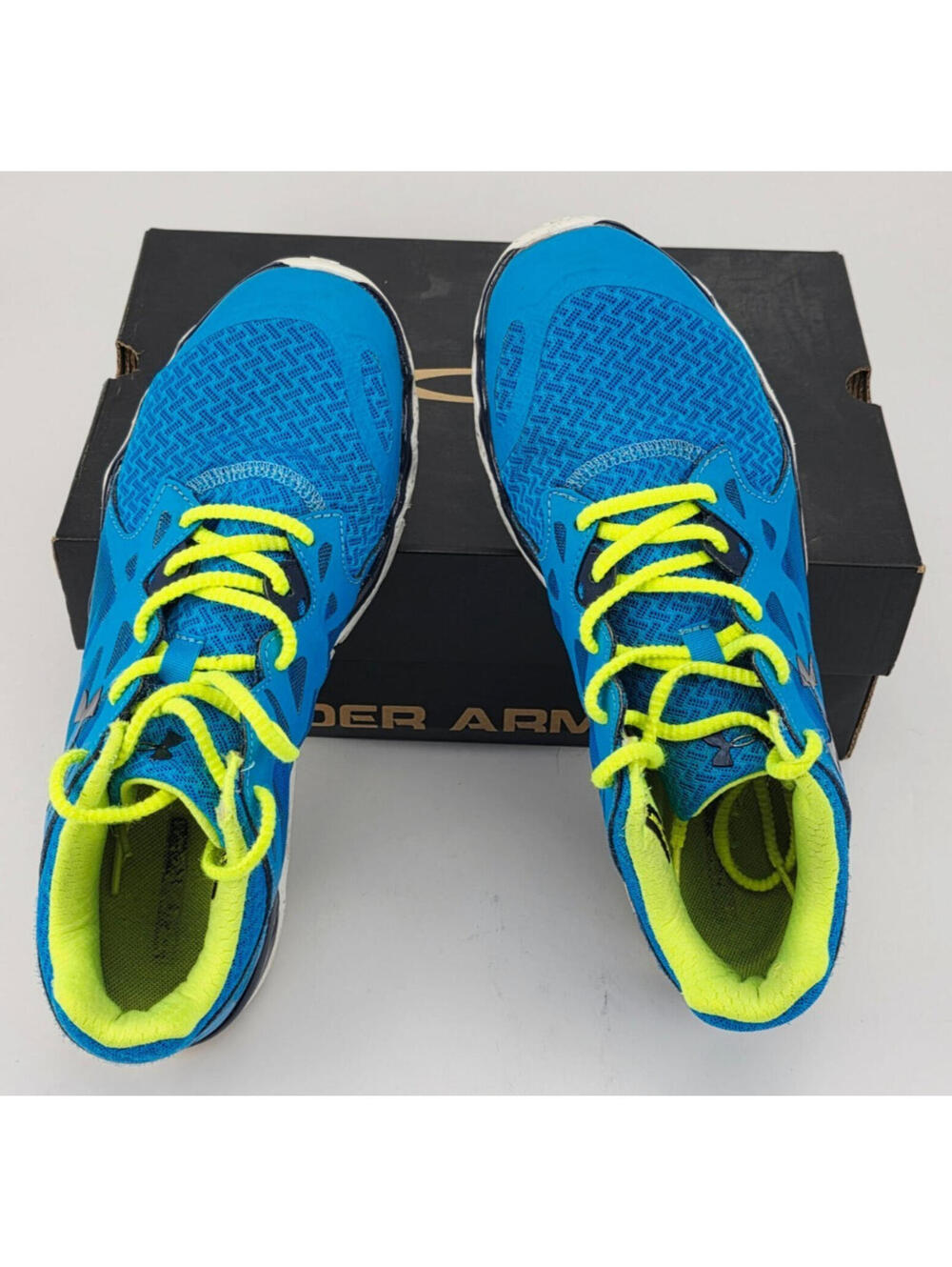 Under Armour UA Micro G Monza NM Men’s Size 8.5 Blue 1249942-429 Athletic Shoes